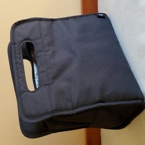 LIKE NEW Double Dutch Lunch Cooler Bag, Perfect Size, Zip Top, Black,10x10x5